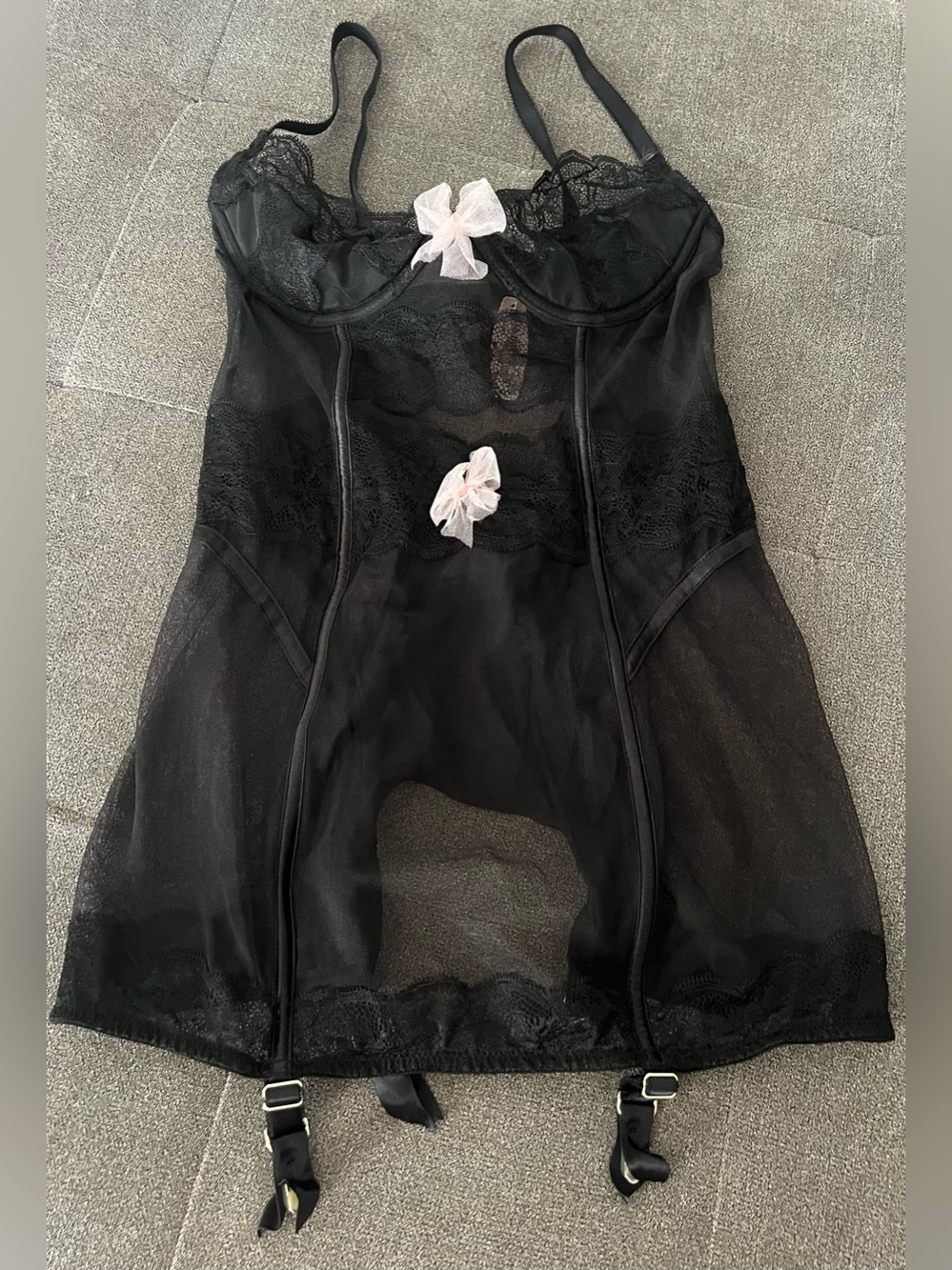 Victoria Secrets Black Lingerie 36C NWT Retaiks $78